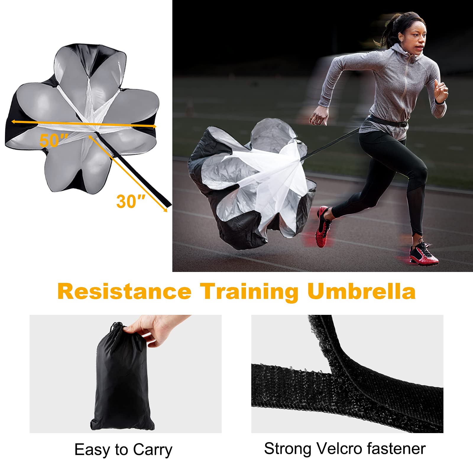 Set di Allenamento per velocità e agilità, 6M Scala Agilità Scaletta Set, Kit di allenamento per l'agilità della velocità per Allenamento Fitness Training, Calcio, Pallacanestro