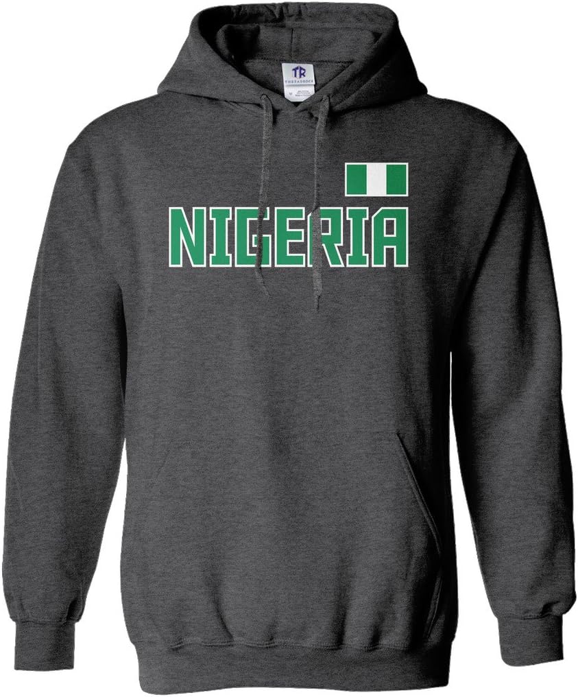 Threadrock Nigeria National Pride Unisex Hoodie Sweatshirt