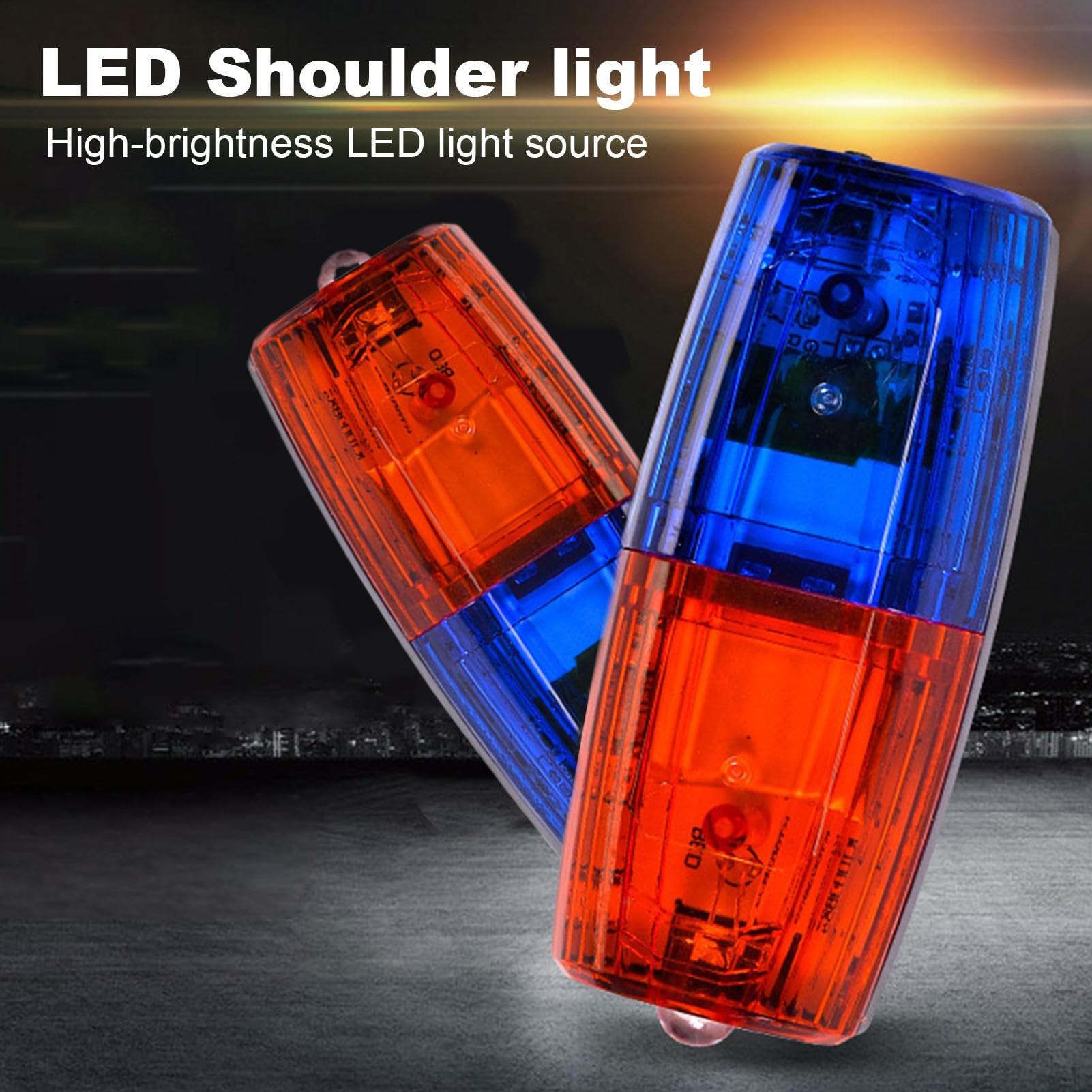 Luci lampeggianti da spalla – Luci di sicurezza notturne | Segnale luminoso di sicurezza per salvataggio all'aperto, guida stradale, ciclismo, torce elettriche esterne