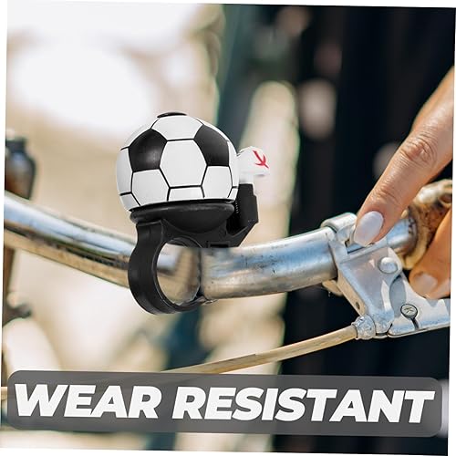 Miniatura 7 de INOOMP Diseño de fútbol portátil para bicicleta, accesorio de ciclismo con sonido para niños y niñas y adultos, estilo aleatorio ligero para montaña