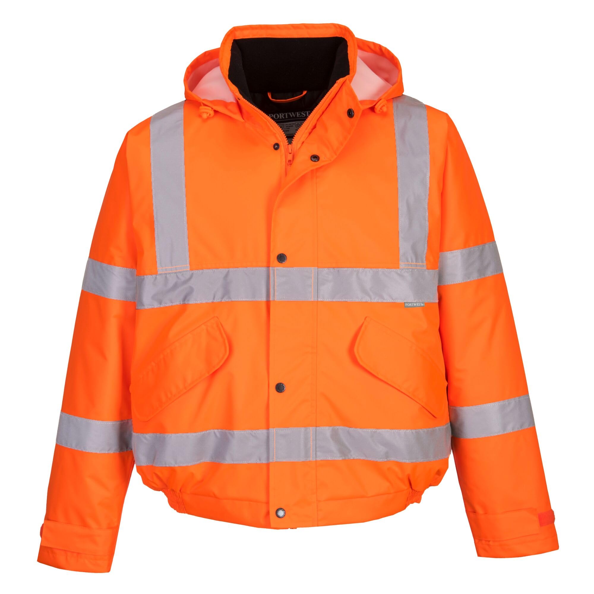 Orange Hi-Vis Bomber Jacket (Orange) Xxl