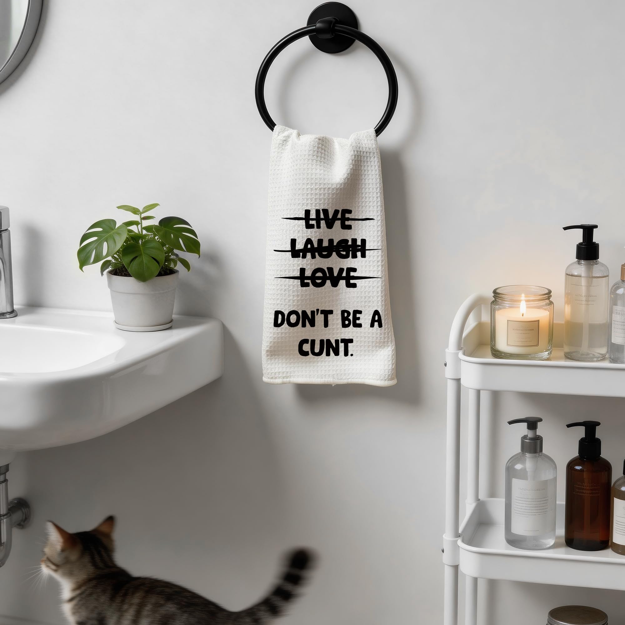 Divertidas toallas de mano, divertidas toallas de mano de baño, divertidas toallas de mano, decoración de baño divertida, regalos divertidos para mujeres y adultos, humor, 16 x 24 pulgadas