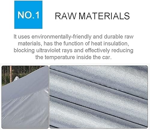 Miniatura 3 de Plus - Funda de terciopelo impermeable para coche compatible con SsangYong Korando Suzuki, Rexton Rodius Tivoli Turismo protección solar contra la