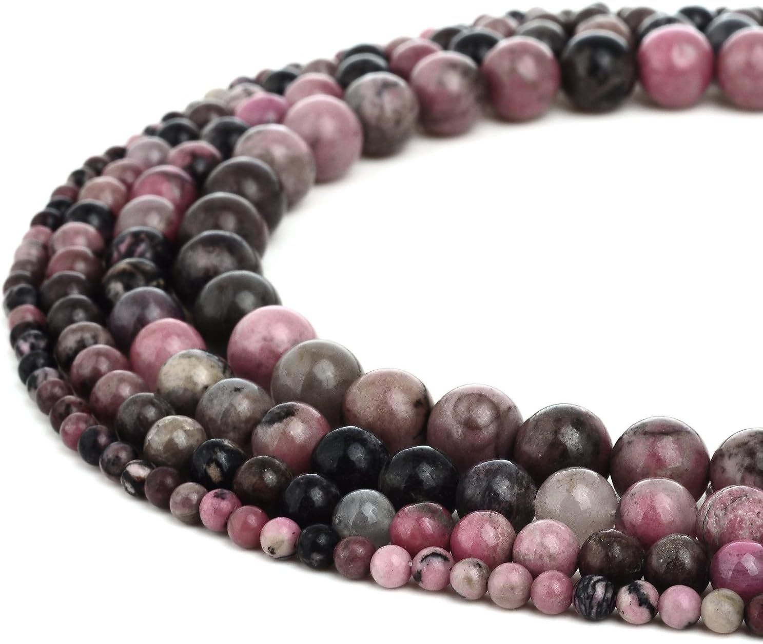 RUBYCA Natural Red Tiger Eye Quartz Gemstone Round Loose Beads for Jewelry Making 1 Strand - 10mm image 3