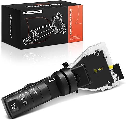 A-Premium Interruptor de señal de giro, faro delantero e interruptor de luz antiniebla compatible con Nissan, Infiniti Vehicles, Frontier 2007-2015,
