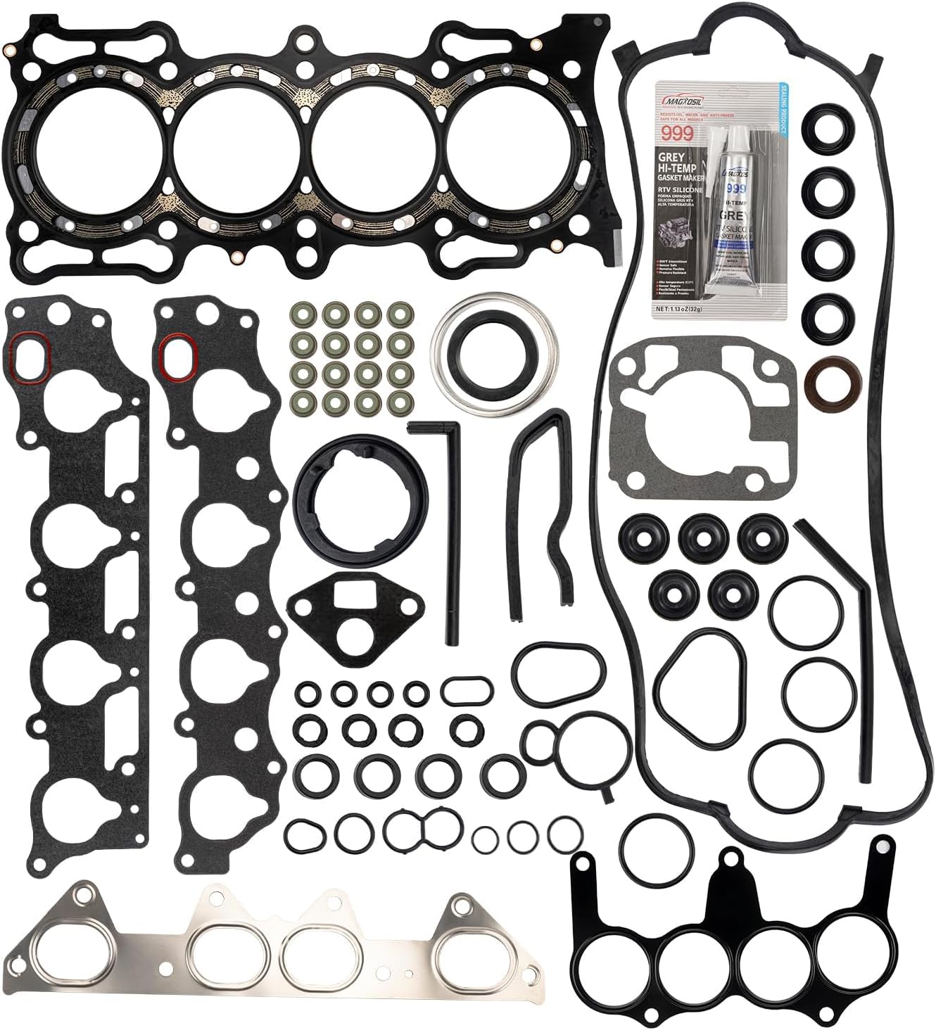 Head Gasket Set, Cylinder Head Gasket Kit Compatible with 1994-1997 Accord, 1997 CL 2.2L Automotive Replacement Gasket OEM HS9958PT2