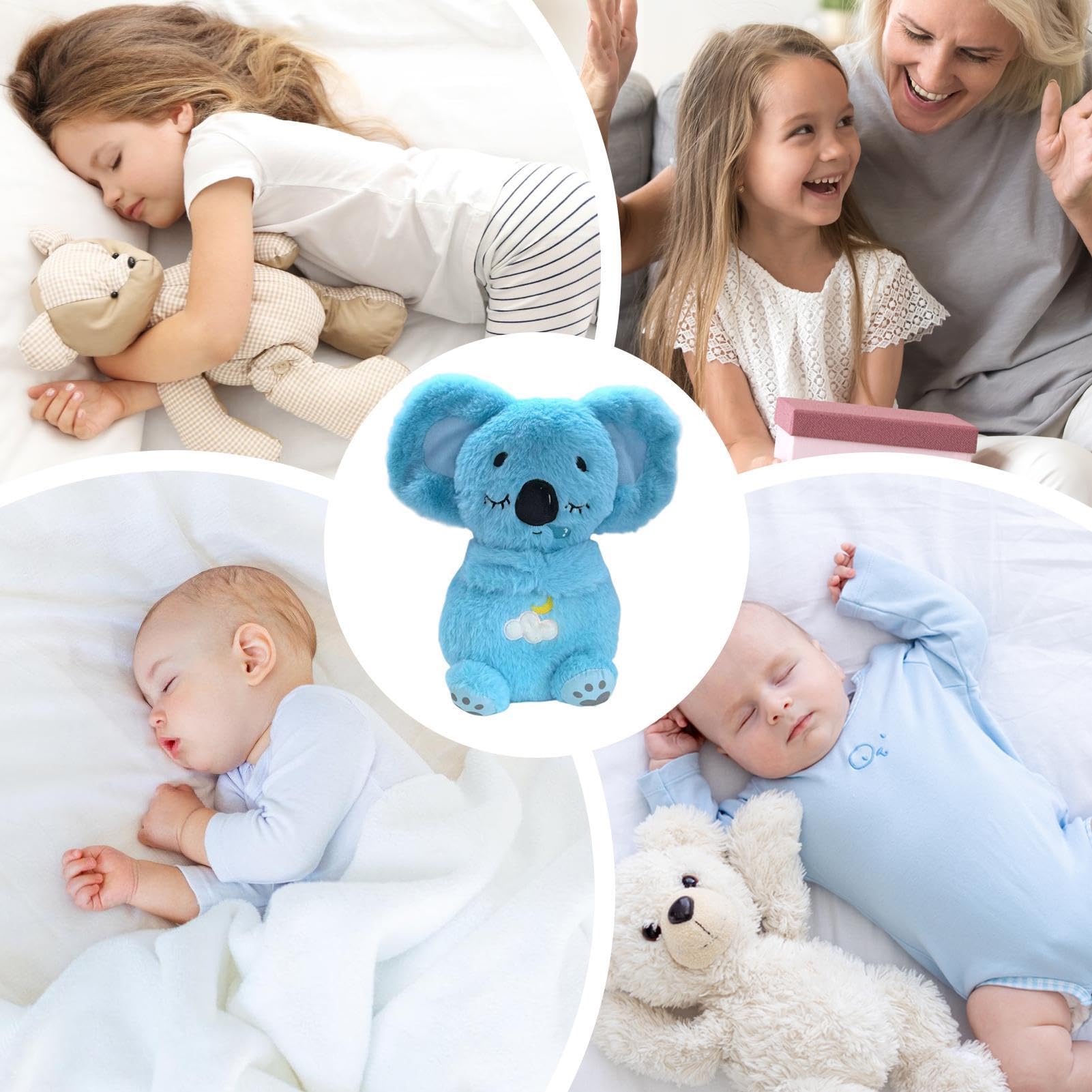 Xeihuul Soothing Koala Bear for Babies | Respiration Sensory Plush Buddy,4  Modes Adjustable Soothing Koala Bear Rest Calming Sleep Bear Respiration  Sensory Buddy for Birthday : Amazon.co.uk: Toys & Games