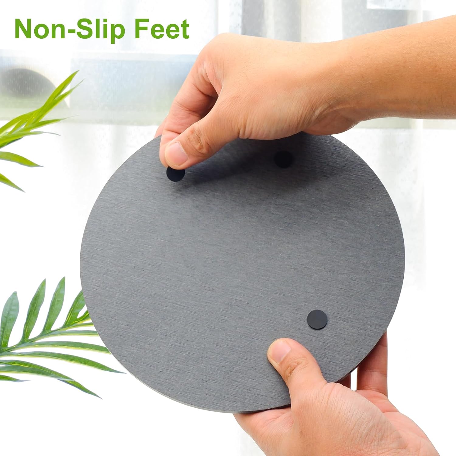 Diatomaceous Earth Plant Pot Saucers for Indoor & Outdoor, 2 Pack 6 inch, Round Plant Drip Trays, Plant Dish Pant Plate to Catch Water, Instant Drying Stone Drainage Tray - Image 7