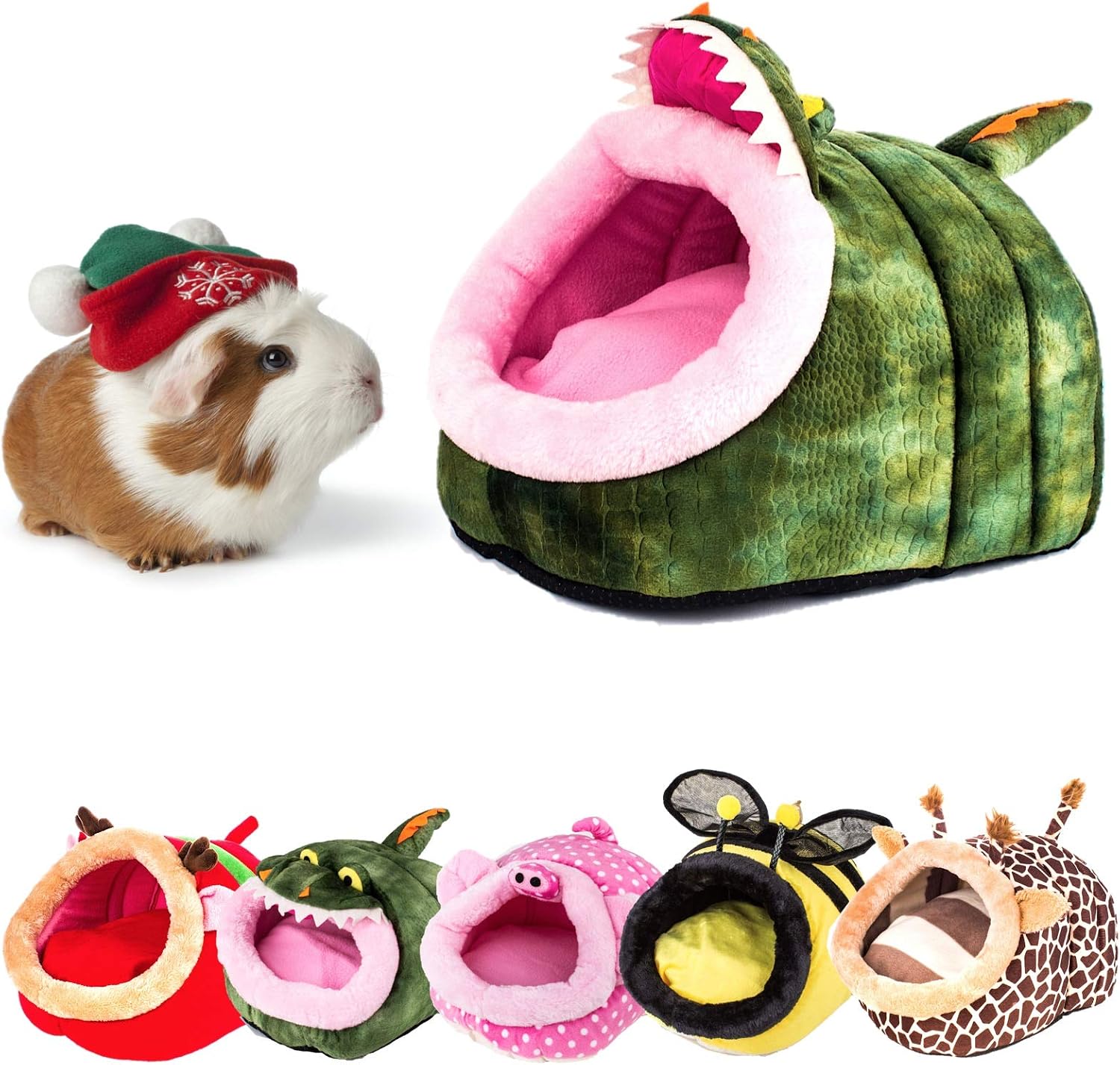 MelPet Guinea Pig, Hedgehog, Chinchilla, Hamster, Sugar Glider Rat House, XL Washable Winter Nest,Small Pet Animal Cushion Cube House,…