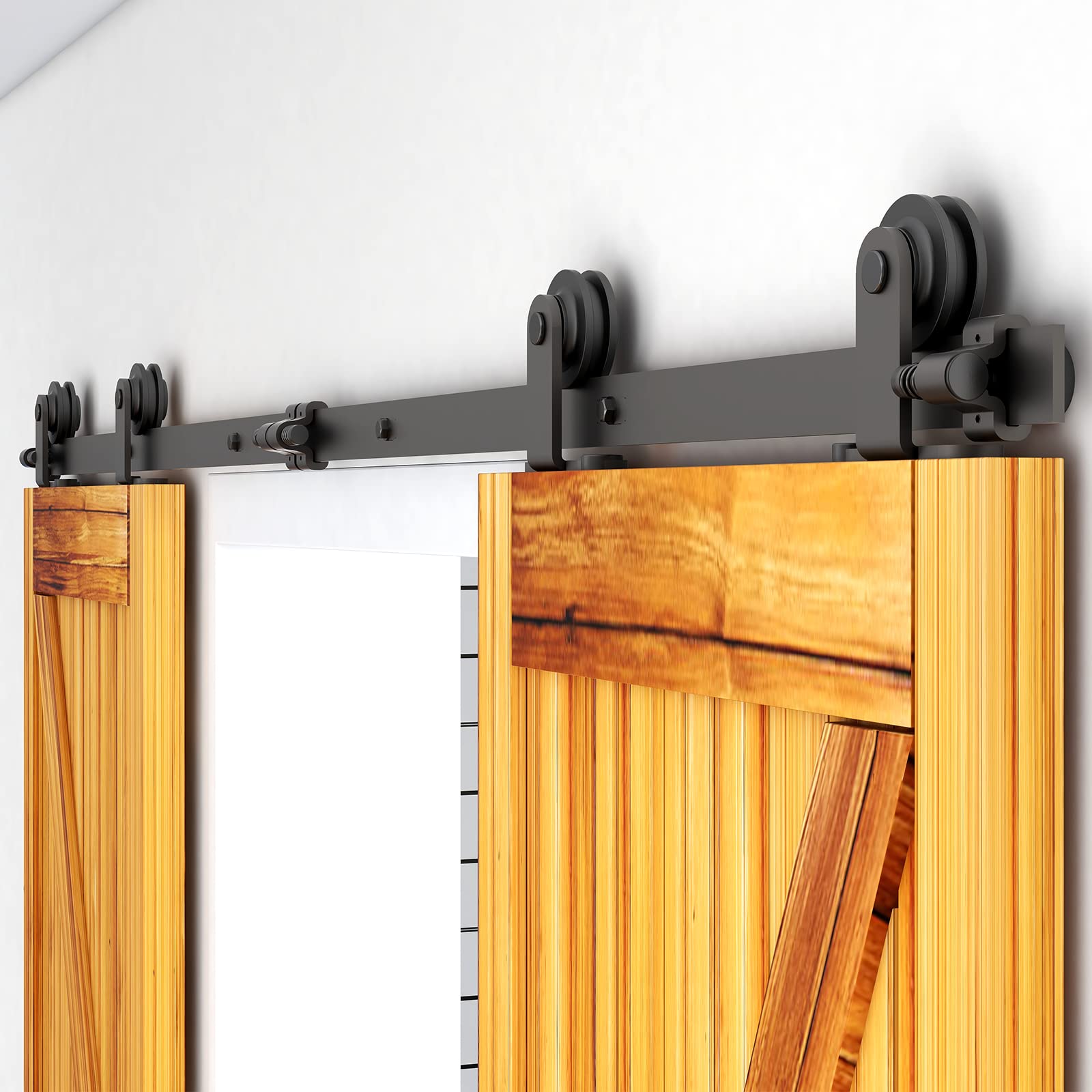 Système de porte coulissante WOLFBIRD 335cm pour séparer salon et cuisine