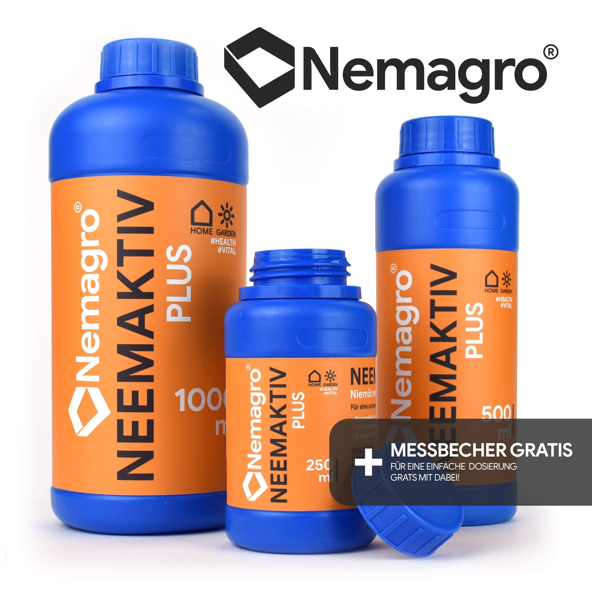 Neemaktiv - Neemöl/Niemöl mit Emulgator Rimulgan - 250ml - (Neem Öl, Neemöl für Pflanzen, oel, oil, nem öl, neem plus, neem extrakt, neemöl spray)
