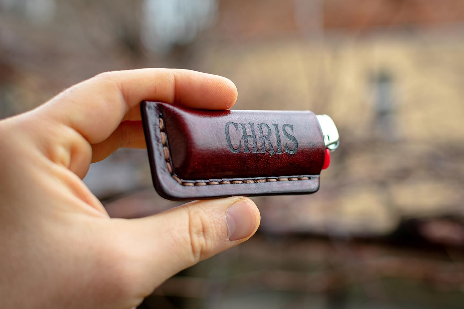 Custom engraved for you - lighter cover made for for BIC, Lighter Sleeve, Leather Lighter, lighter case made for BIC, Lighter Case