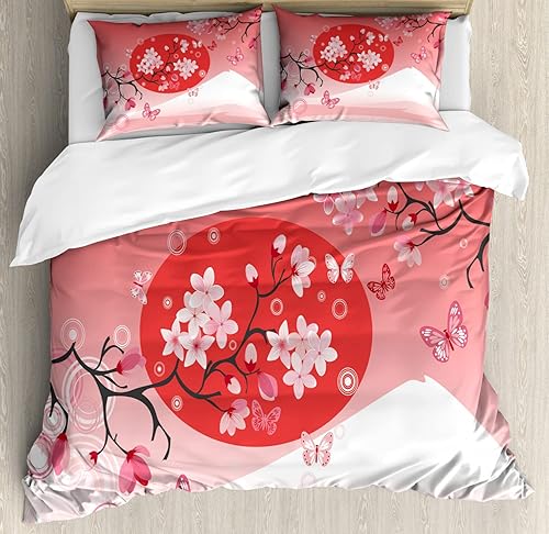 Miniatura 134 de Ambesonne - Funda de edredón multicolor disponible en tres tamaños y en diferentes colores, Tela, Beige, King