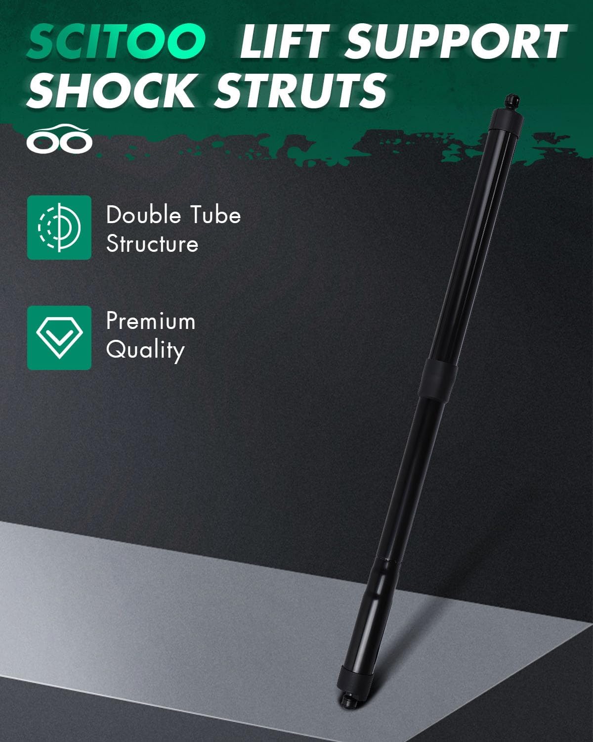 SCITOO Rear Left/Right Tailgate Power Lift Support Shock Strut Fit for Nissan Rogue 2014-2019 -Replace 905614BA4A