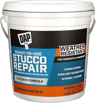 DAP All-Purpose Stucco Patch, White, 1 Gal 7079860590