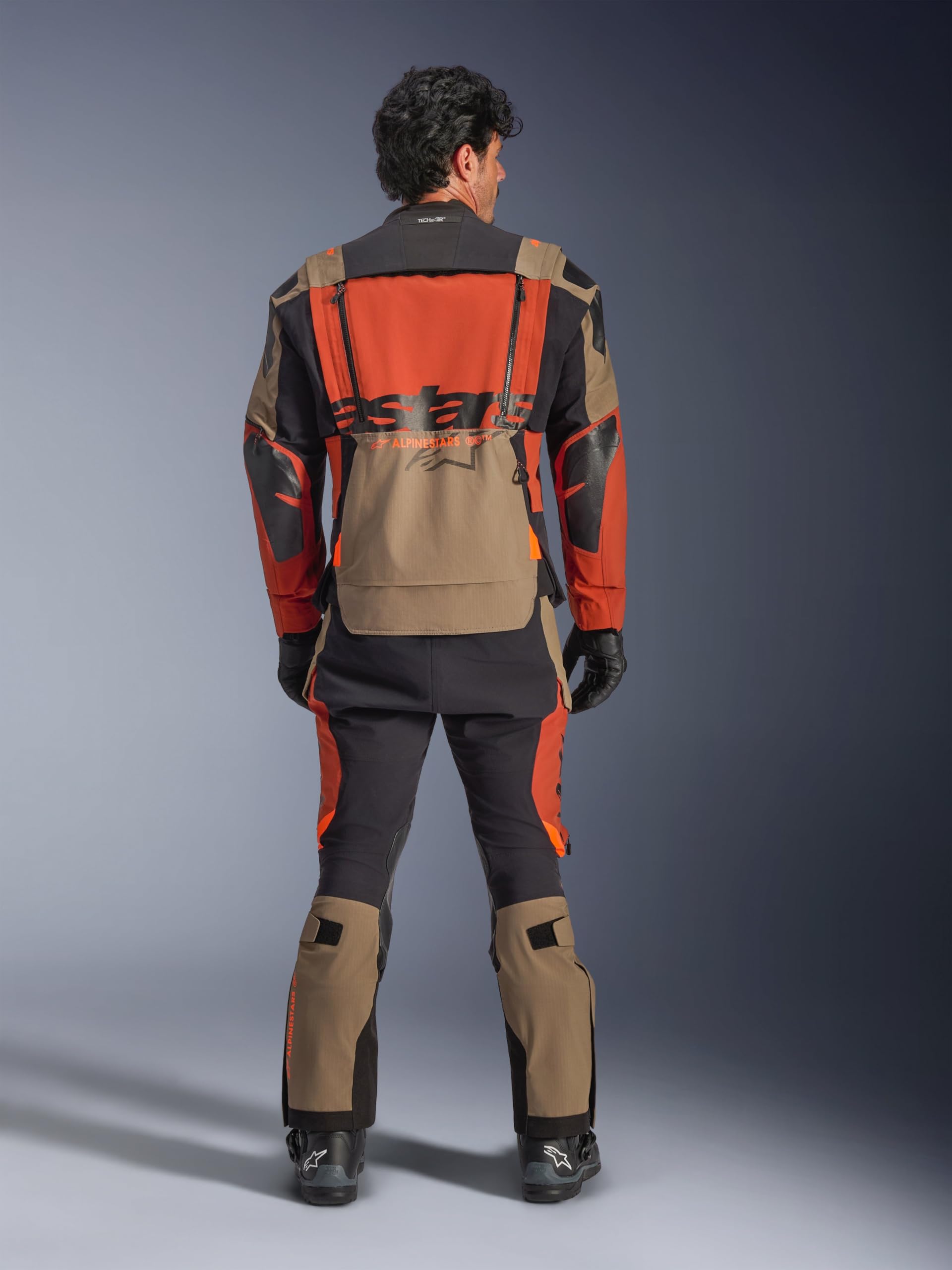 Alpinestars Harok Pro Drystar XF wodoodporna kurtka tekstylna motocyklowa, czarny/pomarańczowy, 2XL