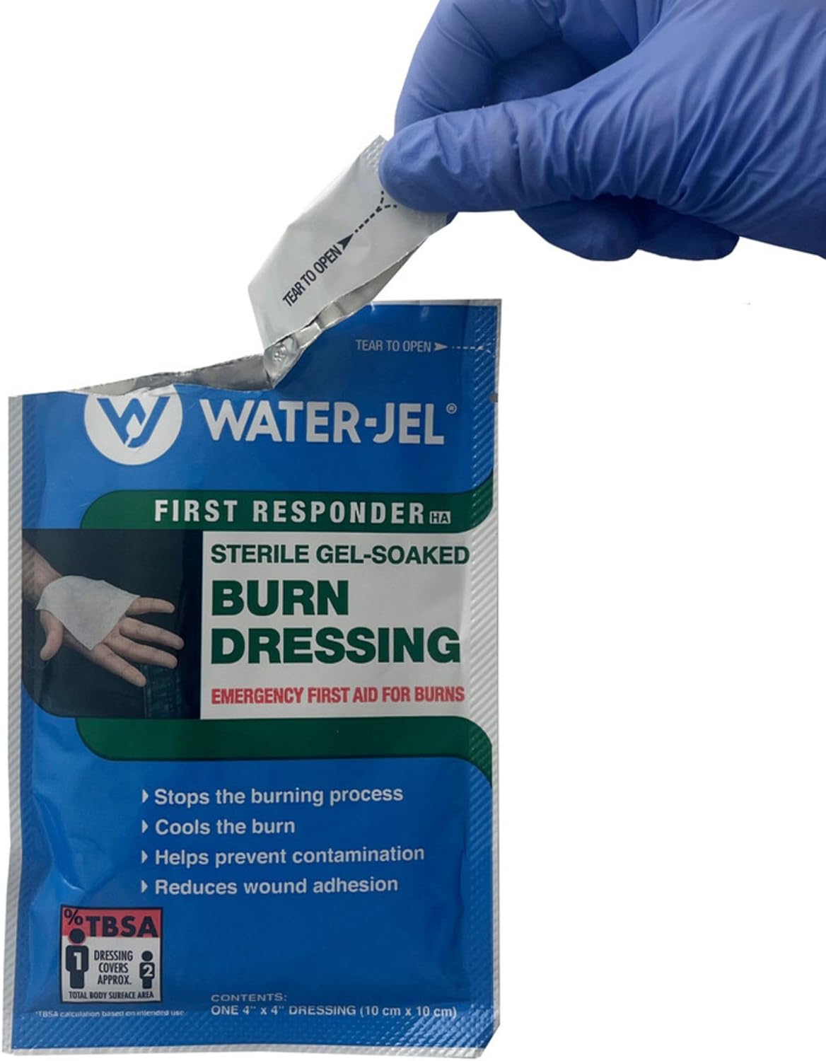 Water Jel Burn Dressing, Sterile, 4" x 4"