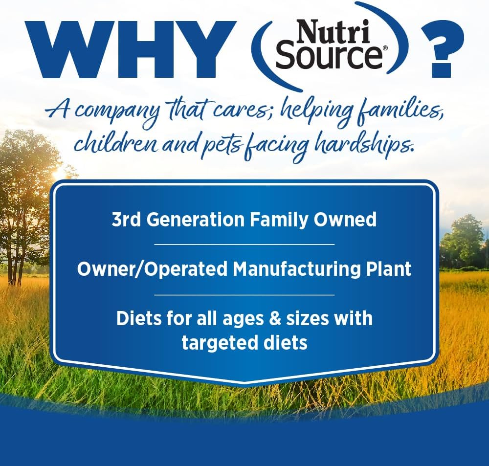 NutriSource Choice Dry Dog Food, Whitefish Meal & Rice Recipe, 40 lb.