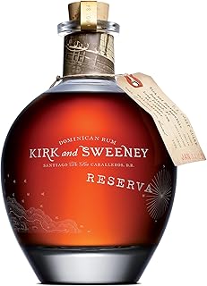 Rhum : tout savoir sur la fabrication, les types et la dégustation 6 KIRK & SWEENEY - Reserva - Rhum Vieux Ambré - Origine : République Dominicaine - Notes de Fruits Secs & Sucre Roux - Vieillis en Fûts de Chêne Américain - 40 % Alcool - 70 cl