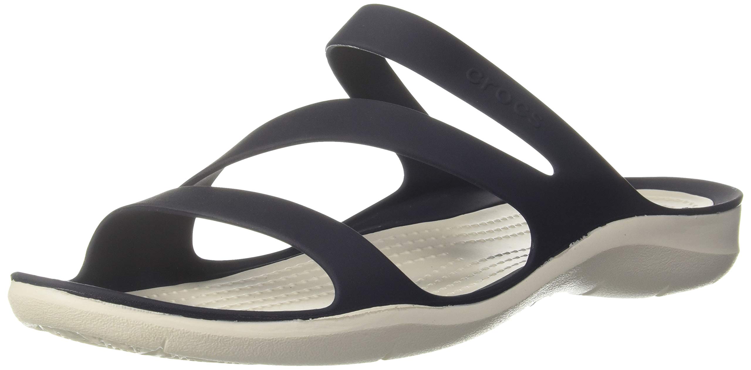 Crocs Women's White 203998-462 Swiftwater Sandal Sandals Navy/ - Uk 9