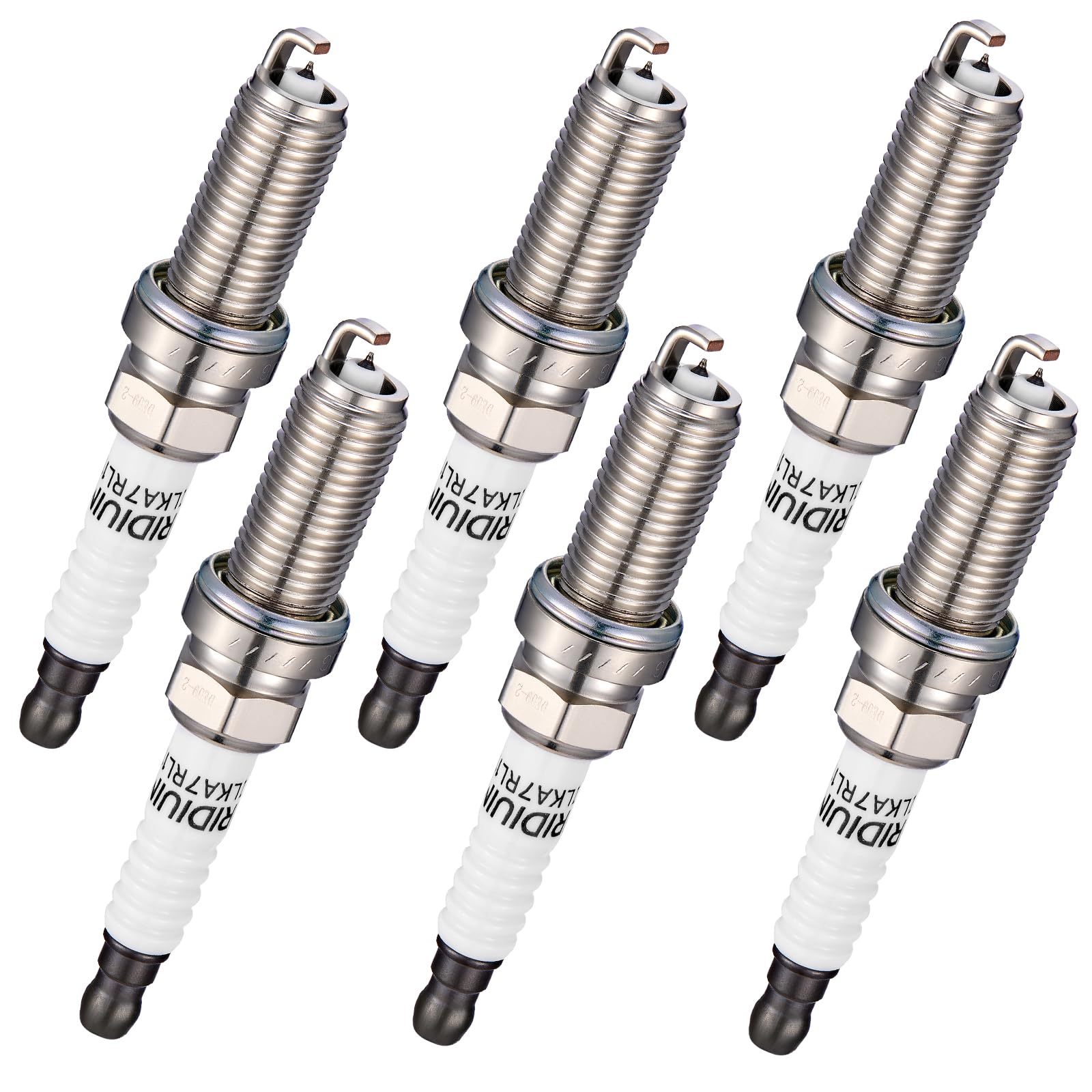 BDFHYK 93501 Iridium Spark Plugs Compatible with Nissan 350Z Altima Maxima Murano Pathfinder Quest,Compatible with INFINITI QX60 Q50 M35 G25 G35,CX-3 Replacement for LKAR7BIX11S Set of 6