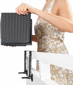 LECHUZA - Classic Balcony Box Holder White