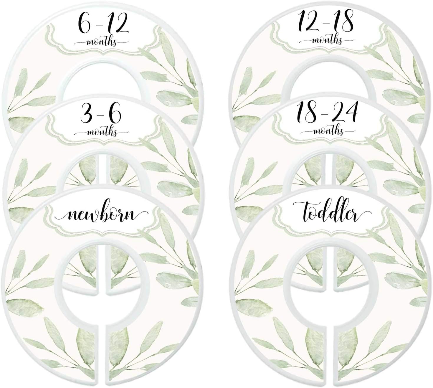 Mumsy Goose Baby Girl Clothes Dividers Nursery Closet Dividers Closet Organizers Botanical
