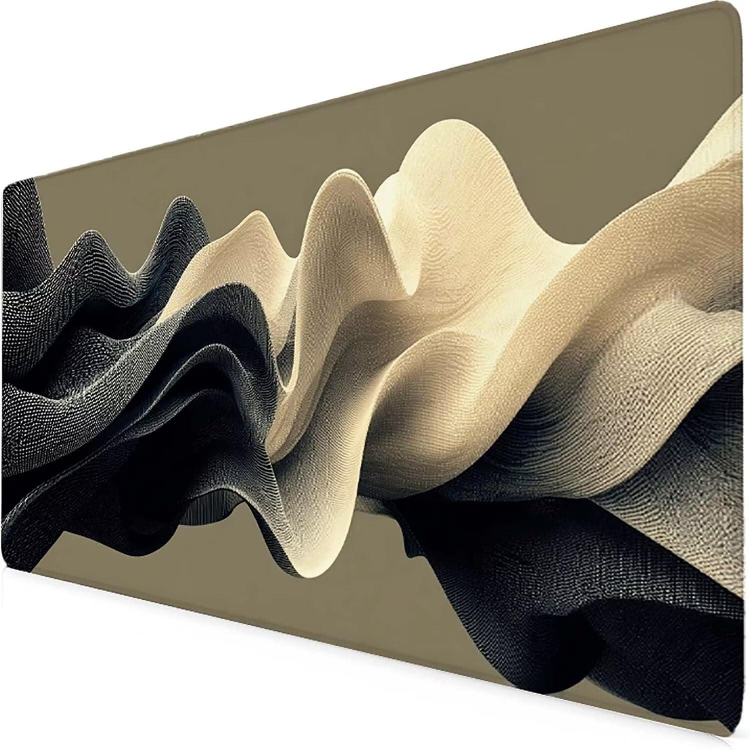 Schreibtischunterlage Grau Mauspad Gaming XXL Mousepad wasserdichte rutschfeste Schreibtisch Unterlage, Verbessert Präzision und Geschwindigkeit, Gaming Zubehör, Deko Büro (Abstrakt,100x50cm) 2-l7276