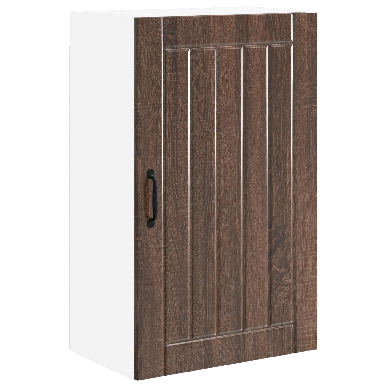 Küchenschrank Braun Eichen-Optik 50 x 31 x 80 cm Holzwerkstoff mit praktischem Küchenregal und vielseitigem Küchenzubehör für optimale Aufbewahrung und Ordnung