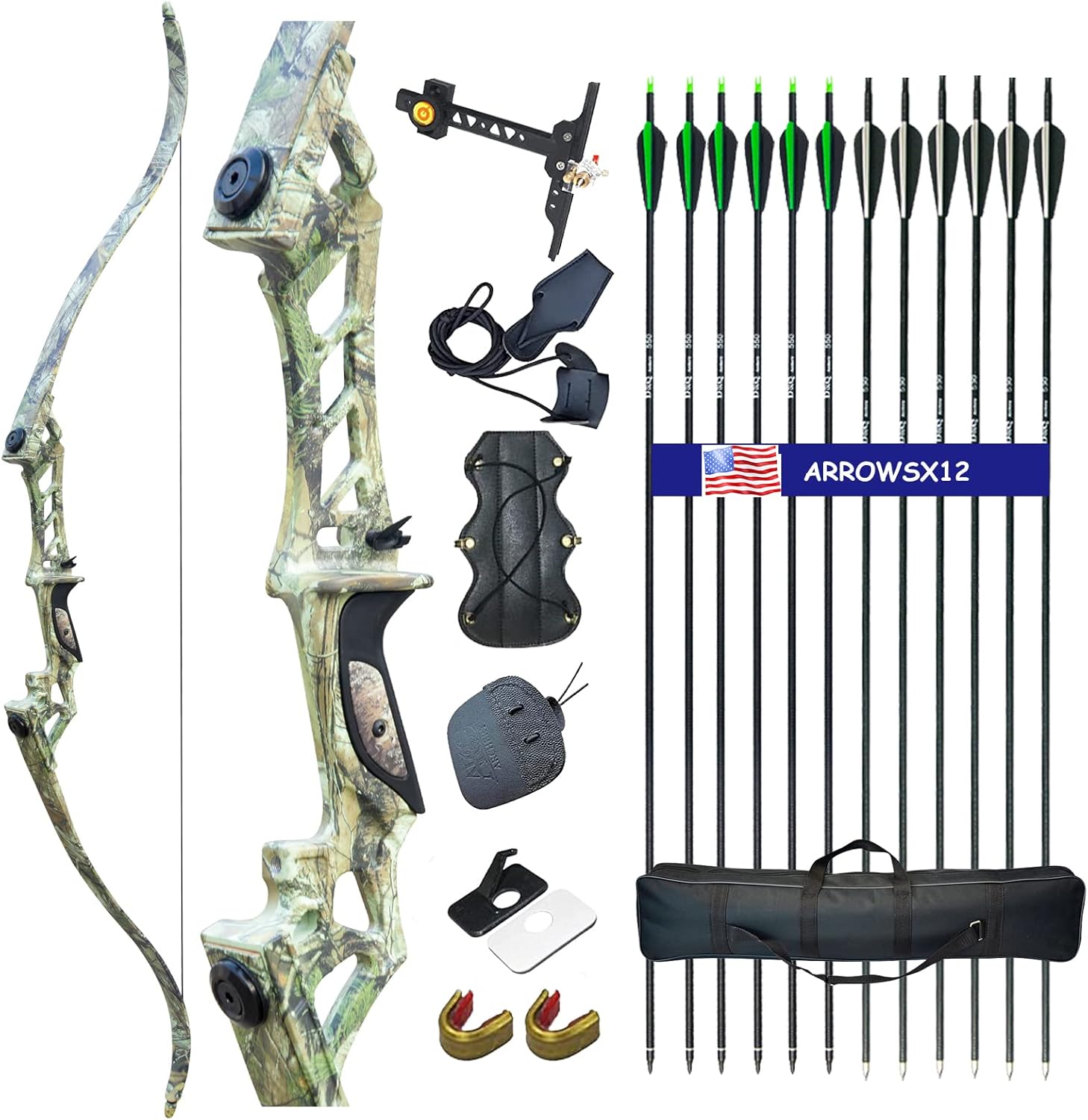 Riposo Frecce Per Arco Compound - Supporto Caccia E Tiro Con Arco Destro/Sinistro - Foto 10