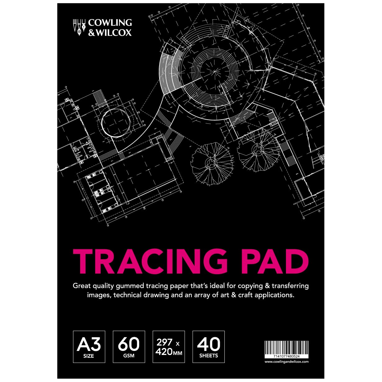 Cowling & Wilcox Tracing Pad (A3)