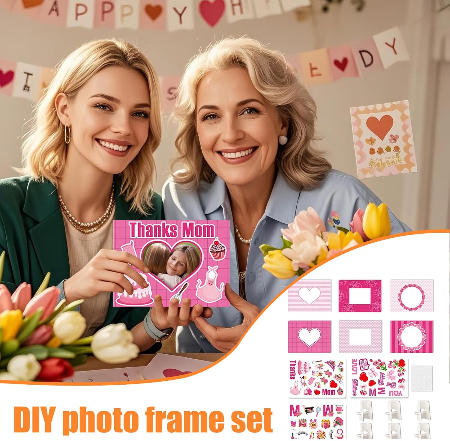 Family Photo Frame Mother's Day Photo Frame Crafts Kit
