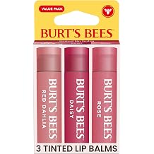 Burts Bees Tinted Lip Balm Value Pack, 0.15 oz., 3 Tubes