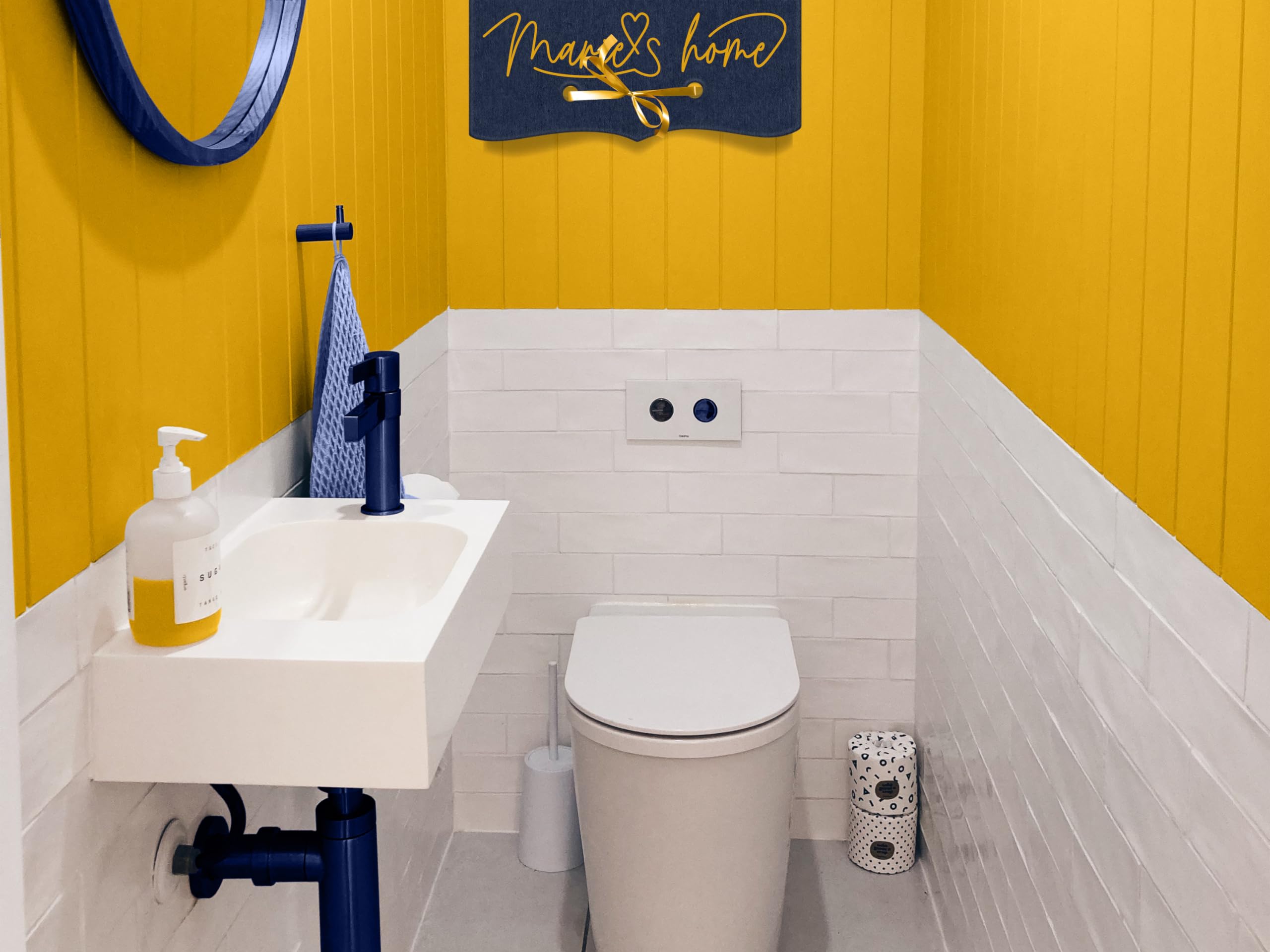 Marie's Home Tappeto da bagno classico per doccia, vasca e WC 1612.2351, 50 x 80 cm, colore: Stone
