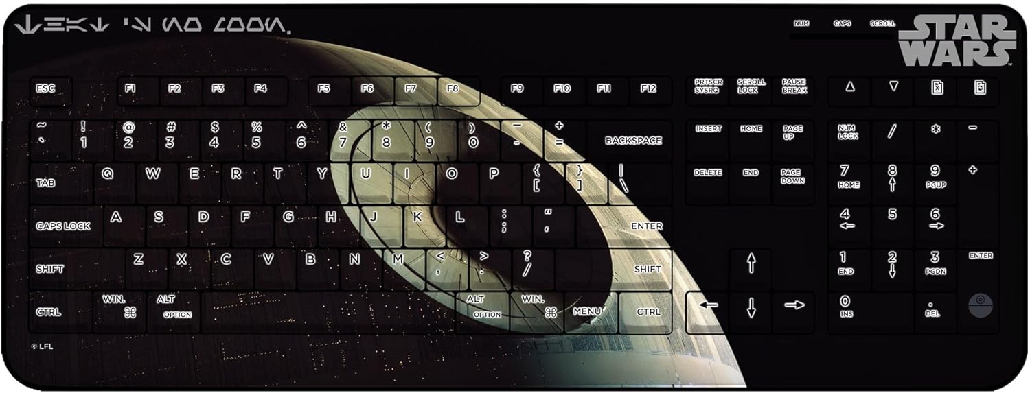 Star Wars Death Star Cinematic Moments: Discovery Wireless USB Keyboard