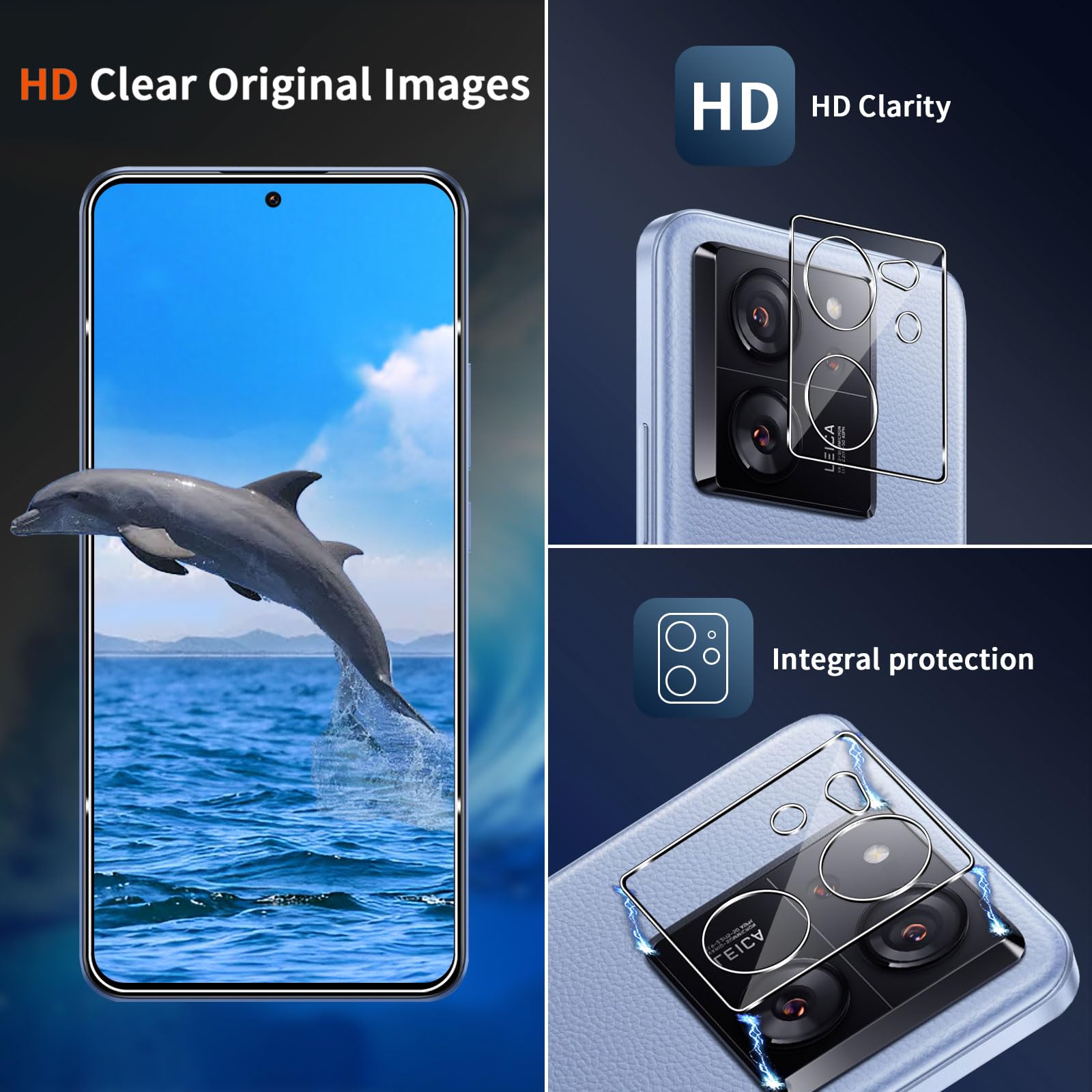 Pellicola In Vetro Temperato Per Xiaomi 13T / 13T Pro – 9H, Anti Graffio, Trasparente