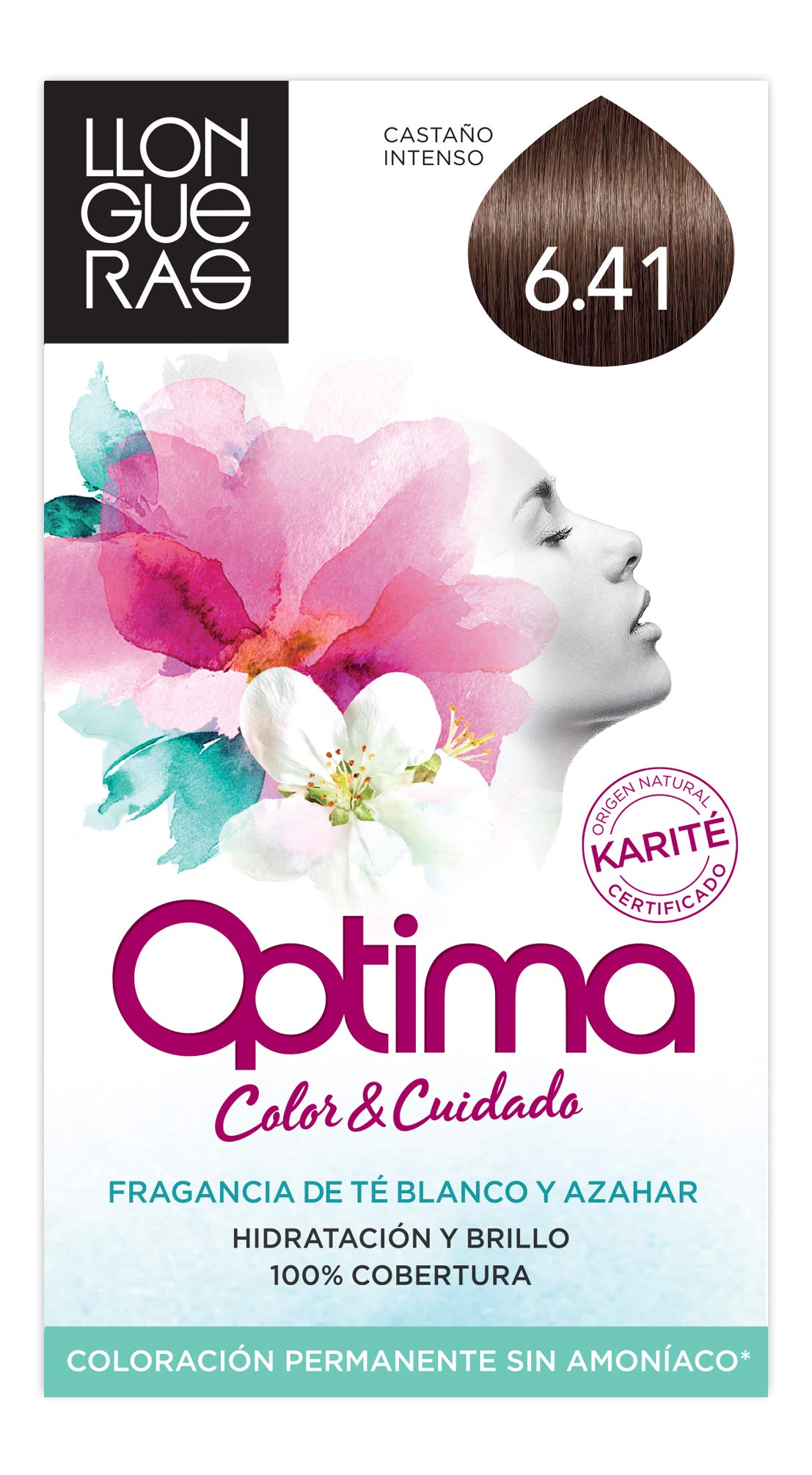 Llongueras Optima - Tinte, color 6.41-castaño intenso, 200 gr