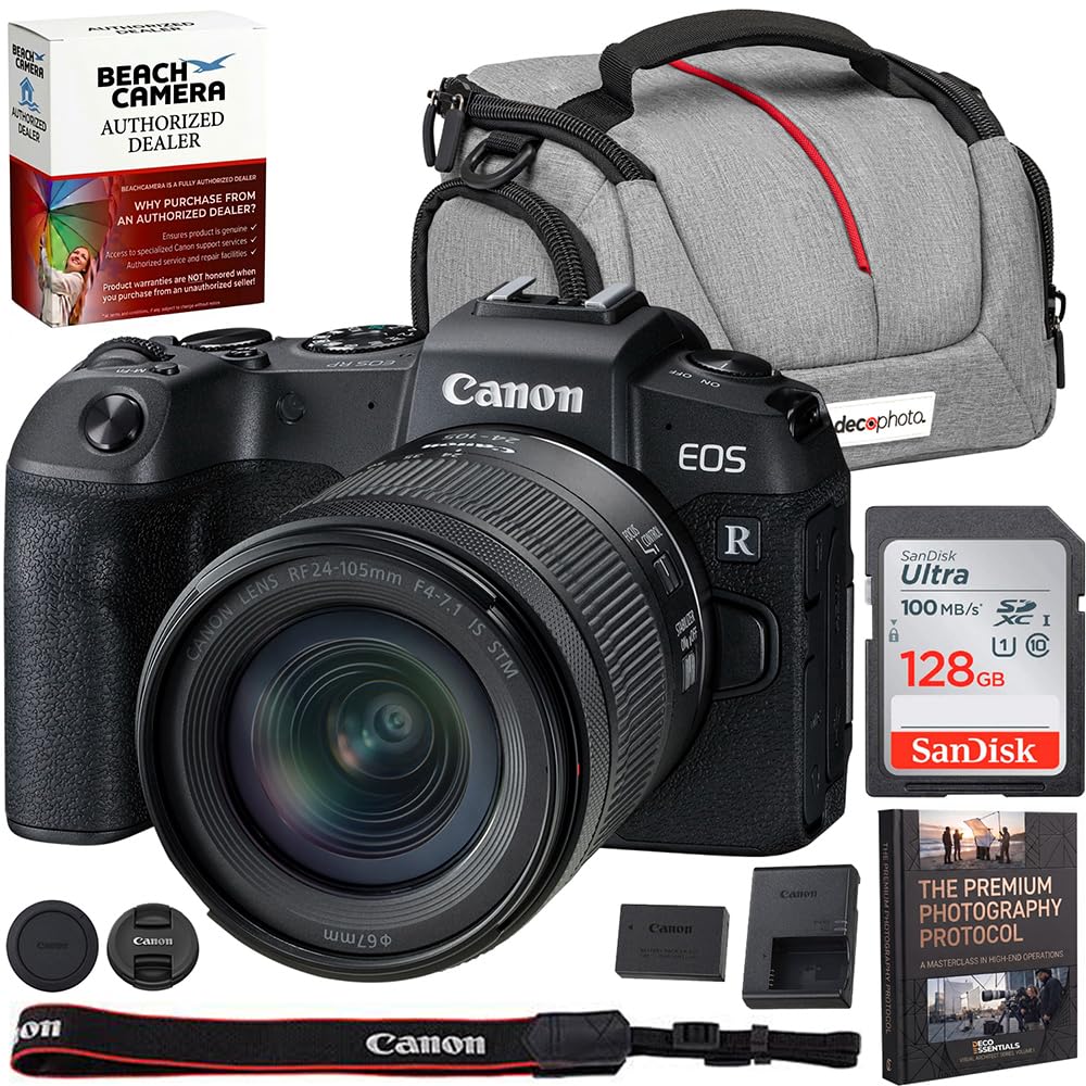 Canon EOS RP Mirrorless Camera with RF 24-105mm F4-7.1 is STM Lens Bundle