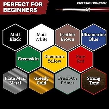 Amazon | アーミーペインター ファナティック スターターセット 11色