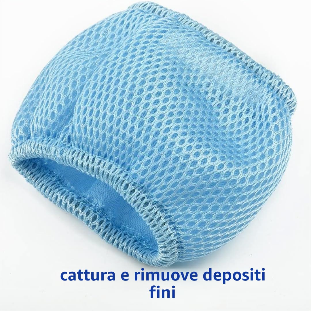 GAJA Set di filtri 2 in 1 per spa gonfiabili, Infinite Spa, 6 cartucce filtranti e 2 reti di protezione per Clever Spa e filtro Whirlpool Accessori Spa filtri di ricambio per piscine gonfiabili
