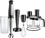 Braun MultiQuick 7 3-in-1 Immersion Blender with Food Processor – Powerful Handheld Electric Stick Blender - Emulsifier for Chopping, Beating & Whisking - Ideal for Soup, Puree, Smoothies & More