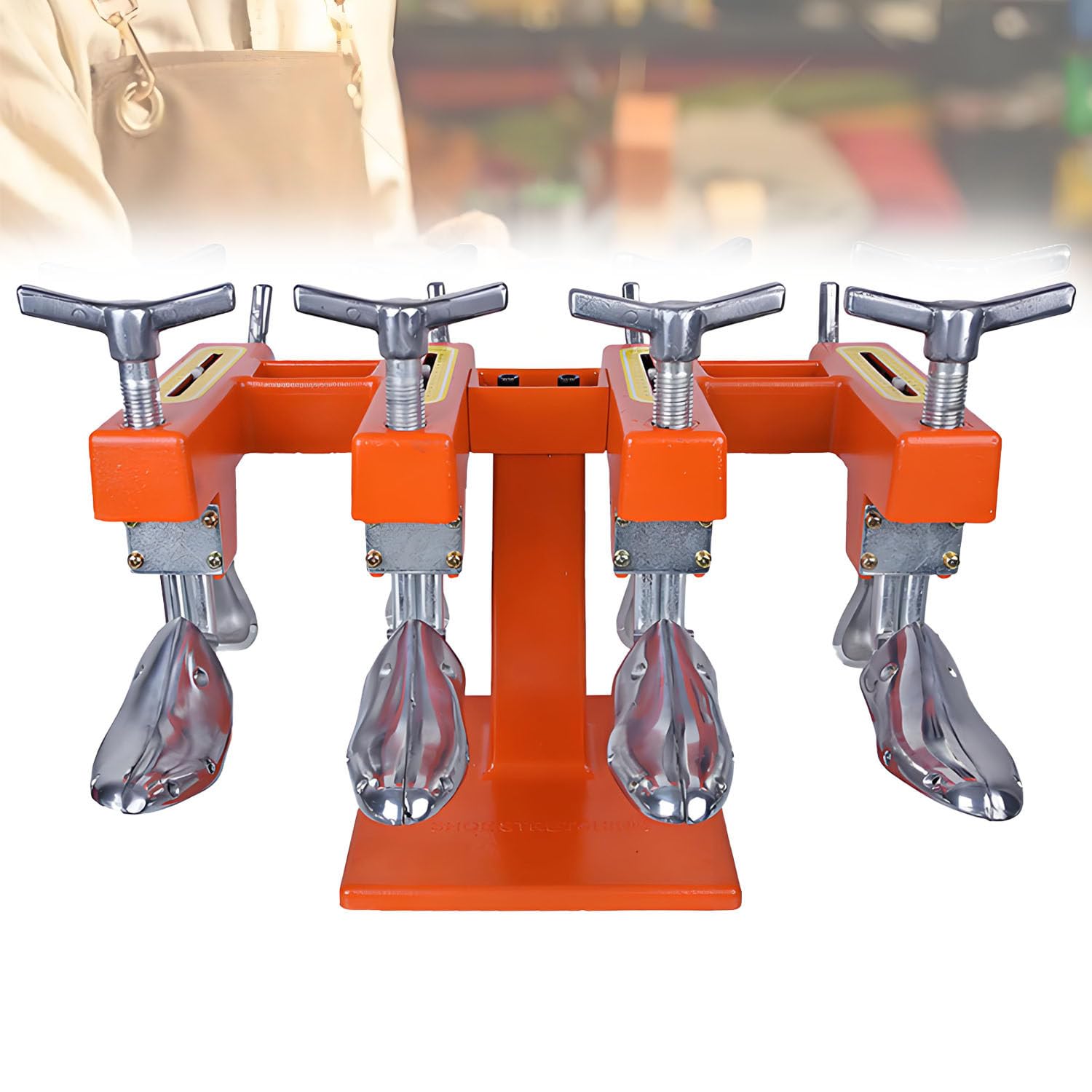 AiODiO Shoe Stretcher Machine ，Professional Shoe Stretching Machine，Adjustable Width Length Aluminum Shoes Expansion Machine Shoe Stretcher for Men Women 4Heads