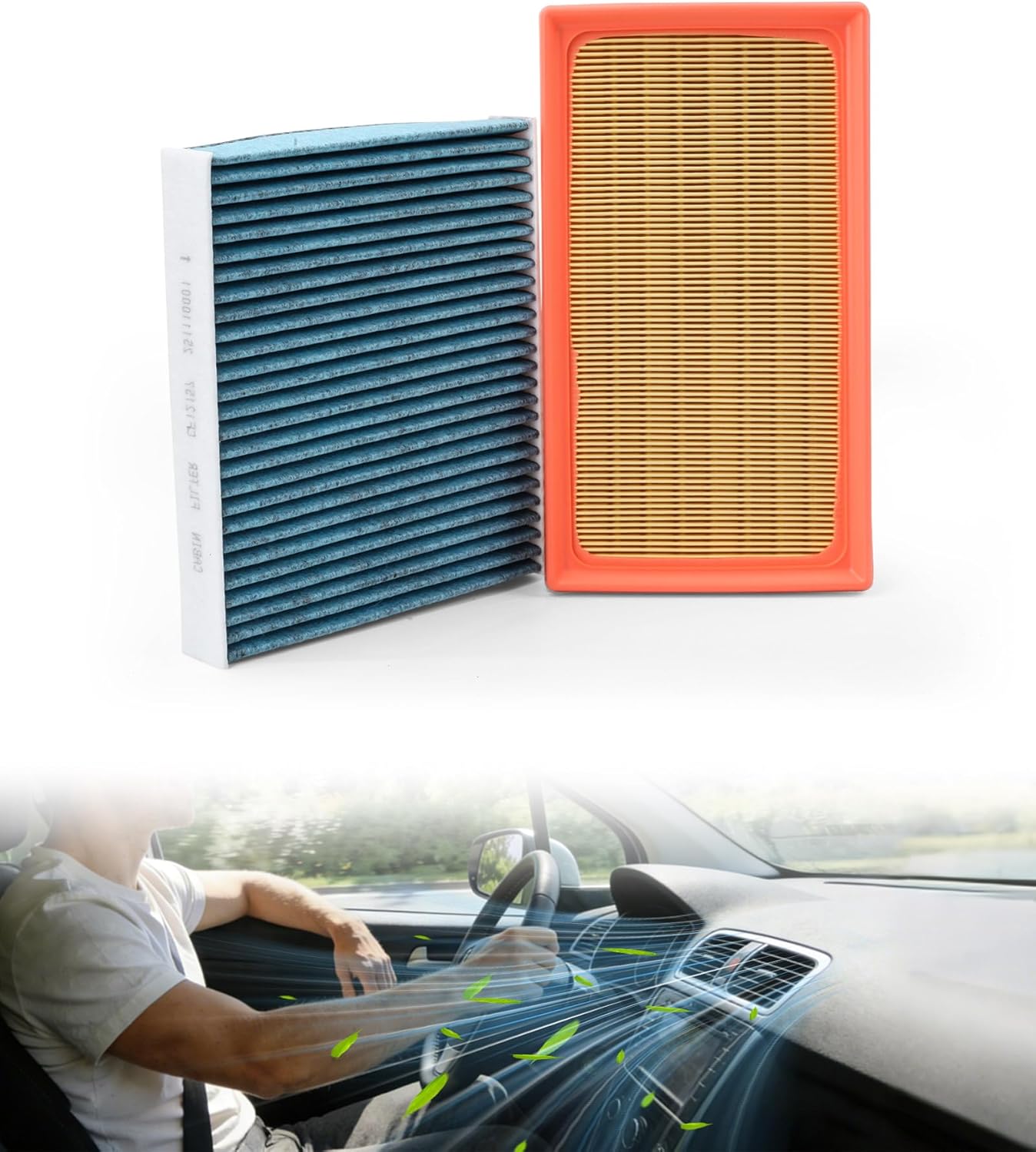 Hybrid Only RAV4/Camry/Highlander Upgrade Engine & Cabin Air Filter for 2019-2025 RAV4 Hybrid, 2018-2025 Camry Hybrid, 2020-2025 Highlander Hybrid, 2021-2025 Sienna, 2019-2022 Avalon Hybrid