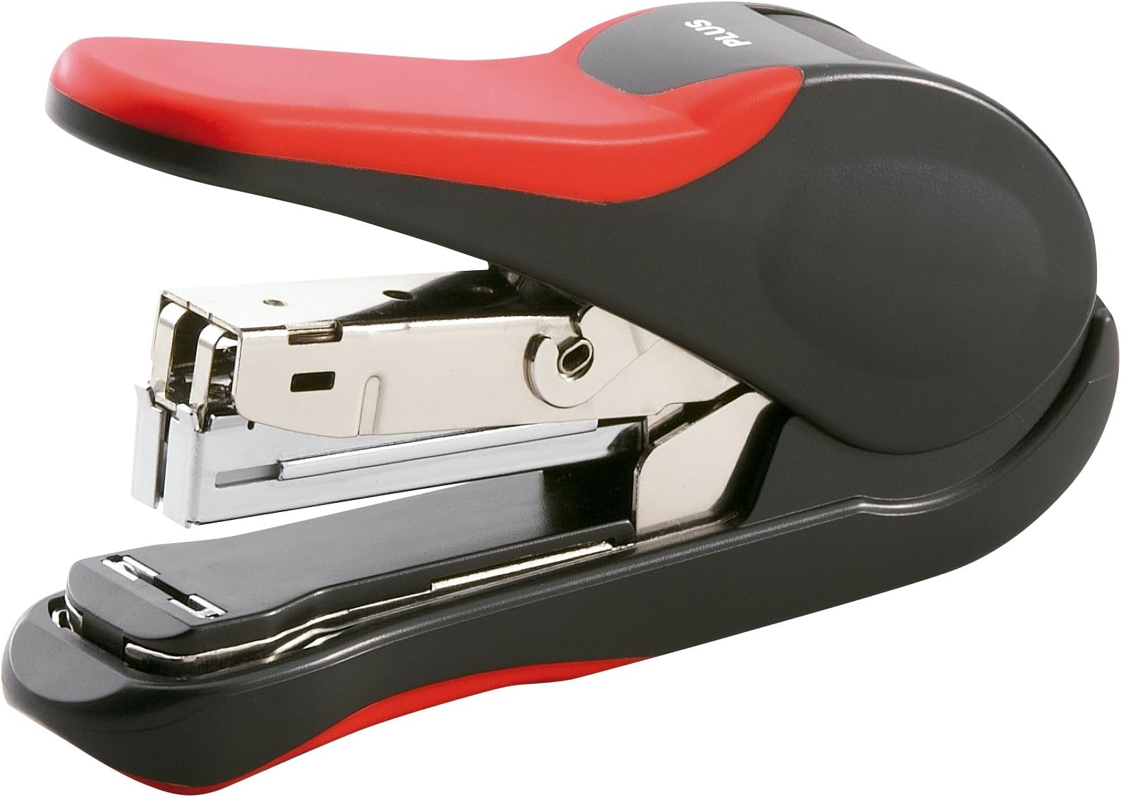 PLUS Japan Power Assisted Flat Clinch Stapler ST-246V, 25 Sheets, Staples 24/6