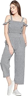 rare london Rare Women's Synthetic Jumpsuit (EP31090-M_Black_M)-picture-14