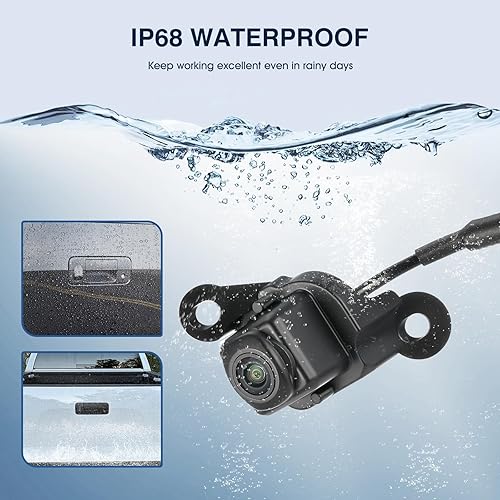 Miniatura 90 de Cámara de respaldo de visión trasera compatible con Ford Escape 2014 2015 2016, cámara de asistencia de respaldo de estacionamiento de seguridad