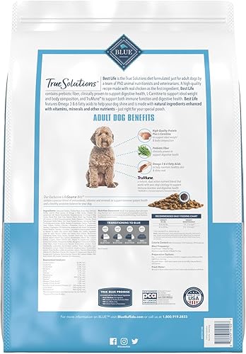 Miniatura 2 de Blue Buffalo True Solutions Best Life - Alimento seco natural para perros adultos de raza media, pollo, 11 libras