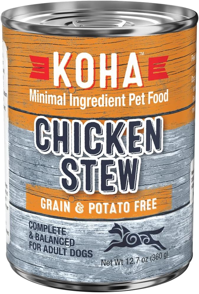 Koha Can Stew Grain Free Chicken Dog Food (12 Pack), 12.7 Oz