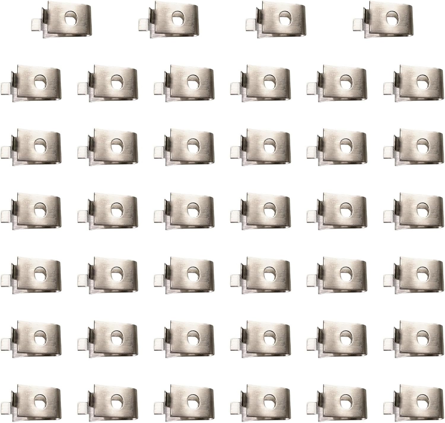 40x Adjustable Shelf Bracket Clips Multipurpose Kitchen Wardrobe Shelf Clips