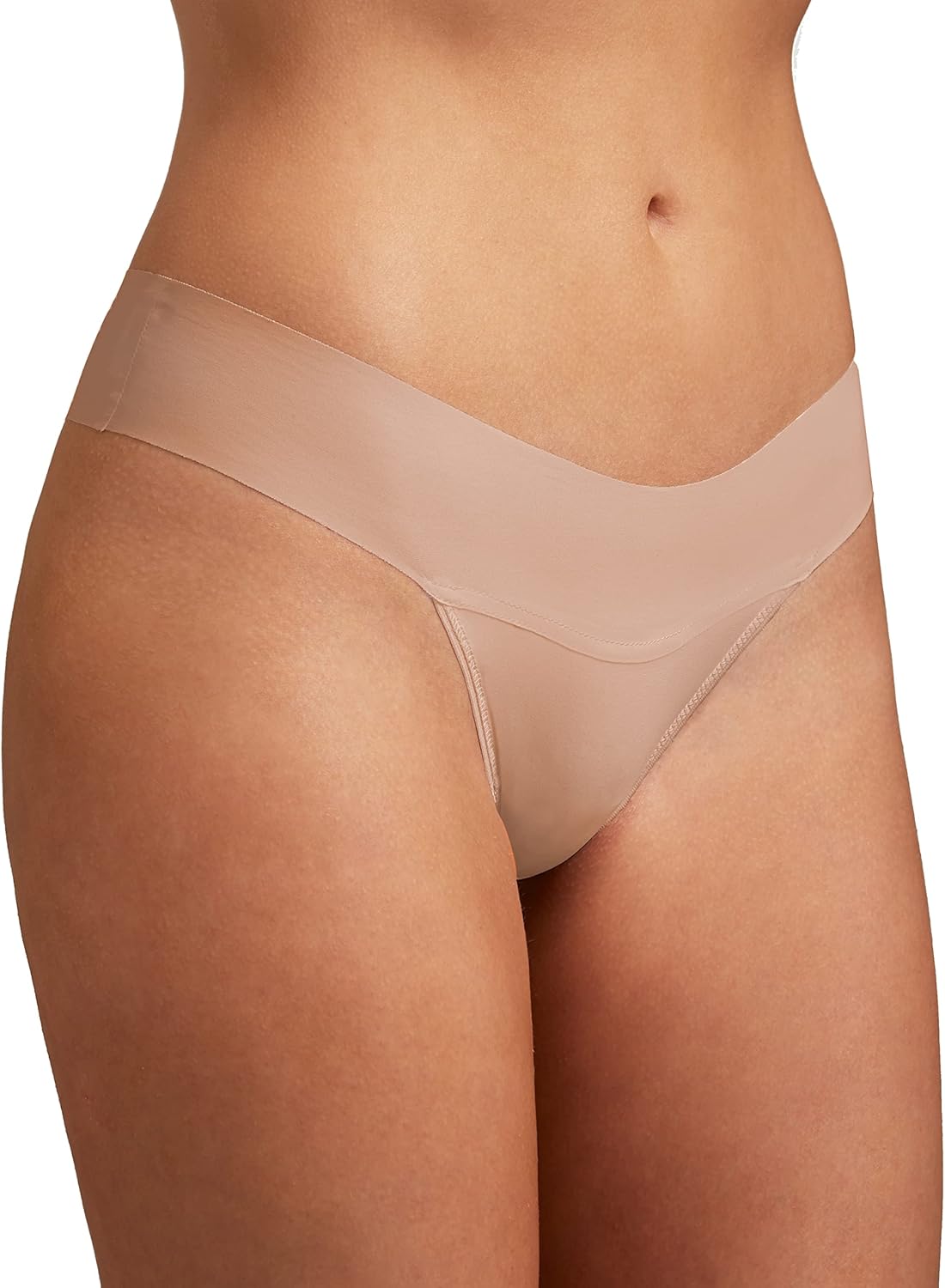 hanky panky - BreatheSoft Natural Rise Thongs for Women | Comfortable Everyday Lingerie Panties | Sizes (XS-XL) | 3 pack - Image 2